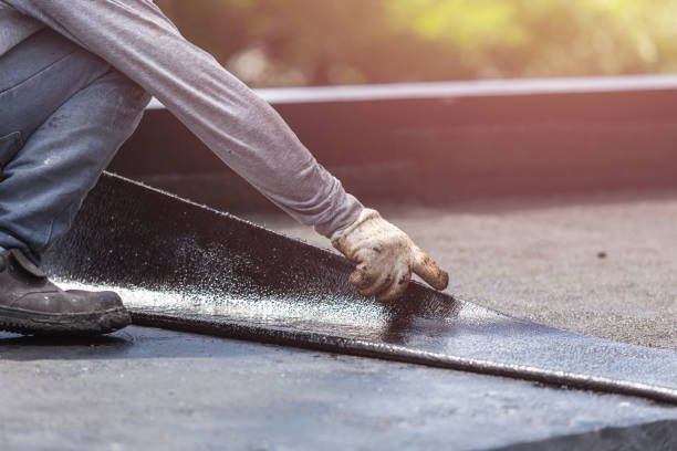 Professional Crawl Space Encapsulation technician working in St. Paris, OH